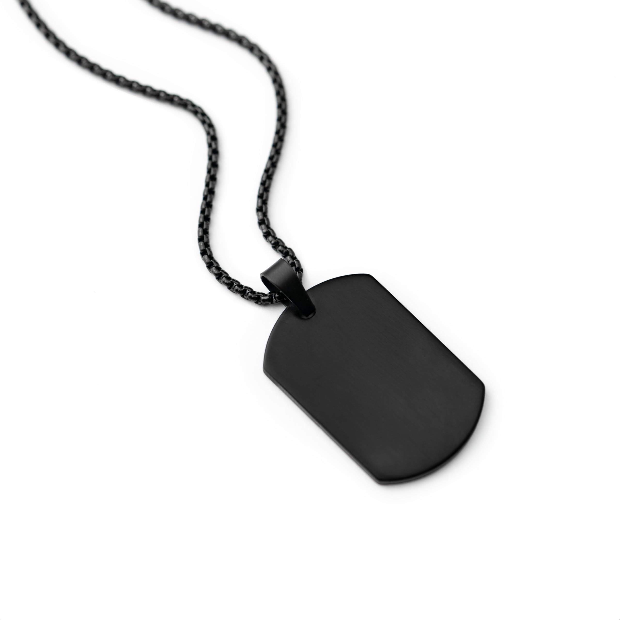 Buy Mesmerize Dog Tag Necklace for Men & Women | Stainless Steel